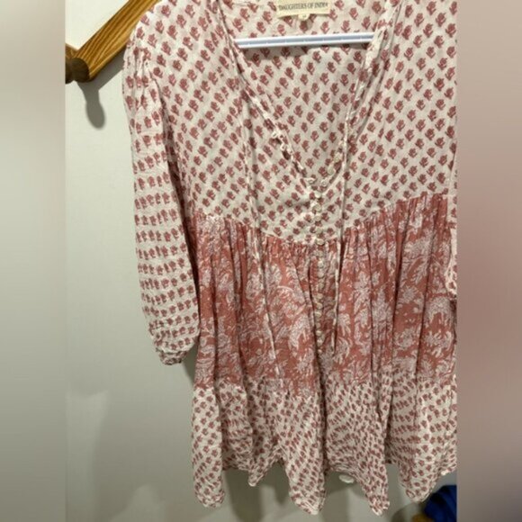 NEVER WORN- DAUGHTERS OF INDIA -Nora Mini Dress ~ Primrose - Picture 8 of 12